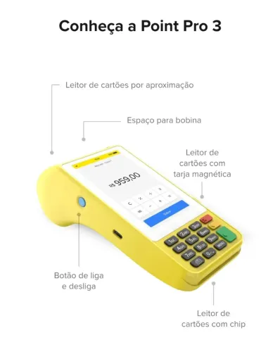 Maquininha point pro 3