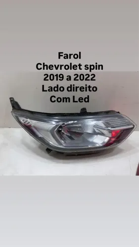 Farol Chevrolet spin 2019 a 2022 lado direito 