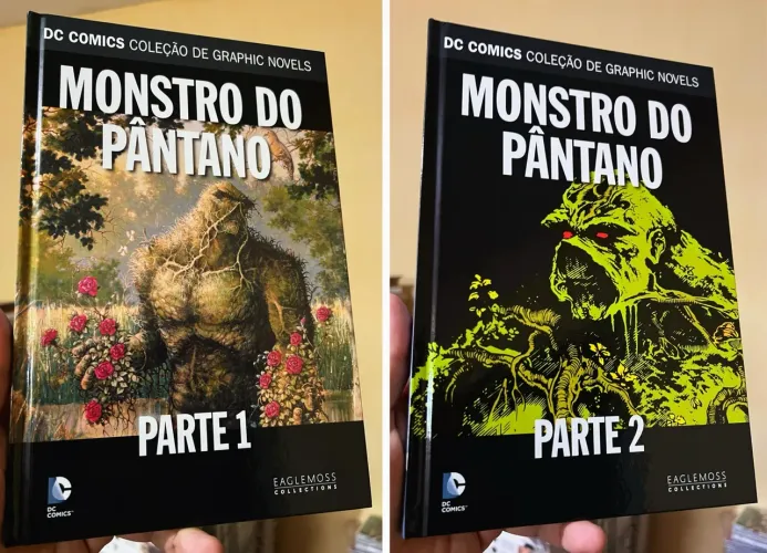 Monstro do Pântano completo parte 1 e 2 eaglemoss capa dura