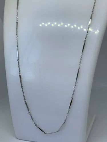 colar de prata com 50cm