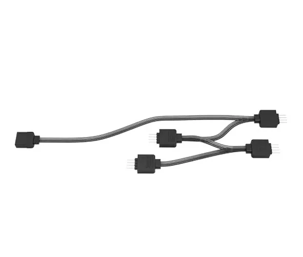 Cabo Adaptador Splitter Para Fans Argb 1 Entrada 4 Saidas Pcyes - Sptargb4Pcy - WZetta