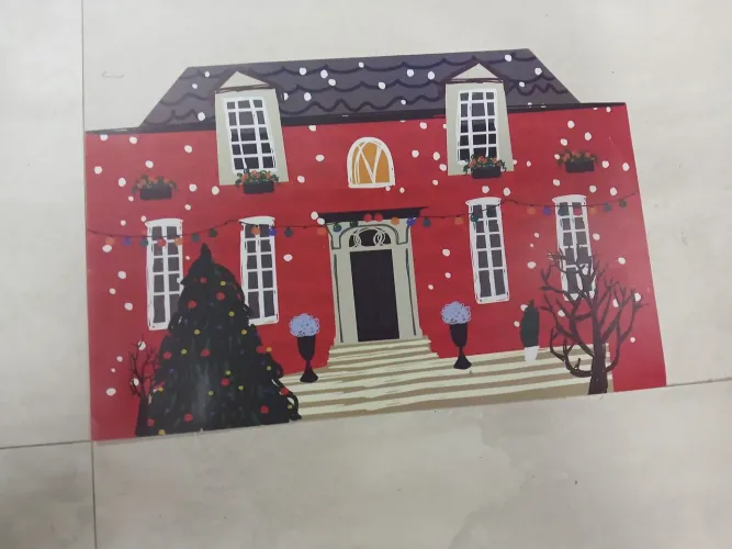 Jogo Americano de Natal em Polipropileno