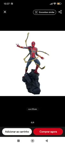 Boneco Homem Aranha - Iron Spider - 25cm