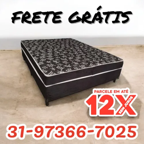 CAMA BOX CASAL D33 / SUPER OFERTA / ENTREGA GRÁTIS 