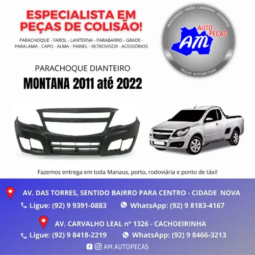 parachoque dianteiro MONTANA