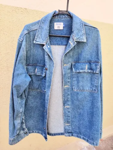 Jaqueta Jeans Oversized Masculina 