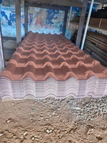 Leve, durável e resistente - telha pvc cor ceramica a vista R$69,90