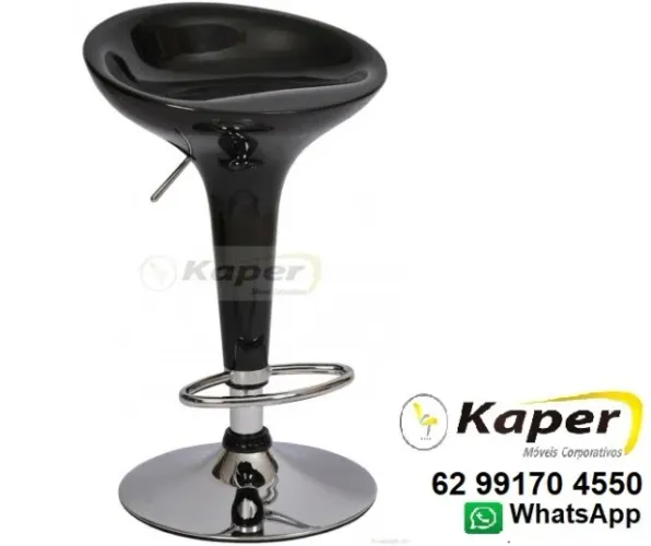 Banqueta cromada giratória -ABS ( produto novo ) Promoção
