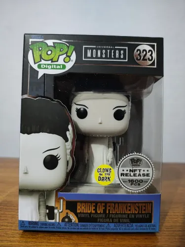 Funko Pop! NFT Digital Bride of Frankenstein Glow in the Dark