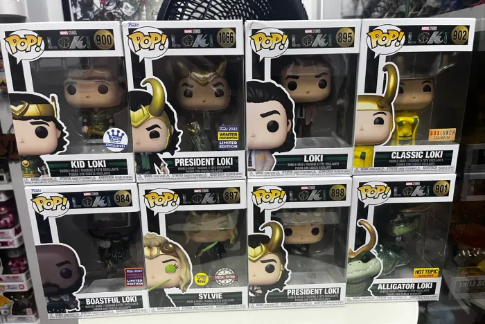Funko Pop! Serie Loki - Lote com Vários Lokis