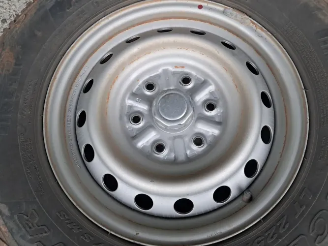 Roda de ferro aro 16 prata Mitsubishi L200 originais 6x139