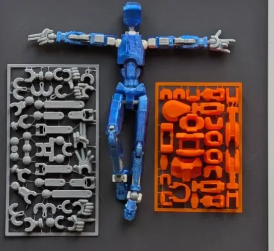 Peças para montar e brincar do Boneco Articulado Dummy 13 (escolha a cor)
