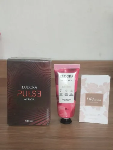 Kit Eudora Pulse Action + Instance Rosa + Lily Gardênia