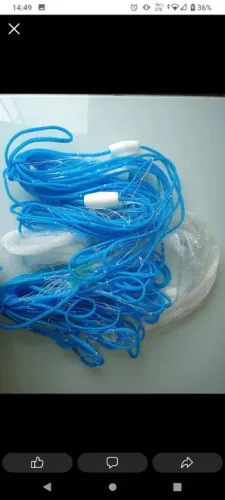 Rede de pesca malha 40 fio 0.40 em promoção 