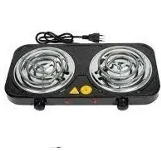 Fogão Elétrico Portátil com 2 Bocas em Espiral 127V 2000W
