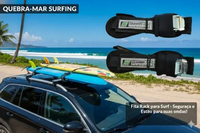 Rack de Fita para Pranchas de Surf, Stand Up (SUP), Caiaques e Bodyboard.