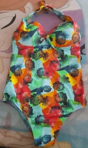 Maiô estampado com bojo