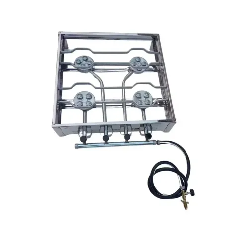 Fogão industrial a Gás 4 Bocas com mangueira- Novo