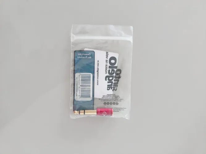 Plug adaptador P2 P10 estéreo conector Santo Ângelo 