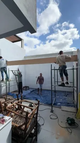 construção de telhado simples por m2 mão de obra aparti de 30m2 