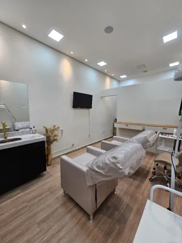 Sala para atendimento de estética/unhas/cílios/sobrancelhas etc espaço montado