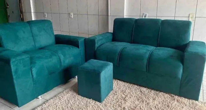 Conjunto sofa 2 e 3 lugares ..