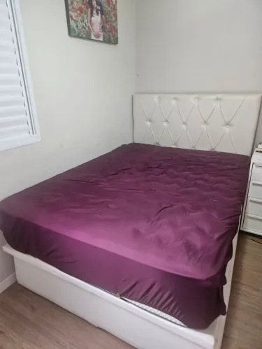 Cama com box baú e cabeceira 