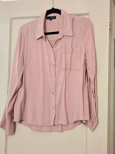 Camisa Social Feminina Manga Longa 100% Viscose P