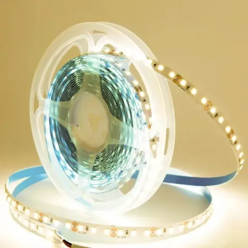 Fita Led 120/leds/m rolo 5metros 2835/smd 12w 12v Ip20 cor branco morno 4000k ou 6000k.