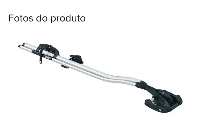 Transbike Suporte 1 Bicicleta Rack De Teto Thule Outride 