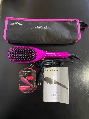 Escova Alisadora Britânia Modelle Shine - Bivolt - 230°c 60w