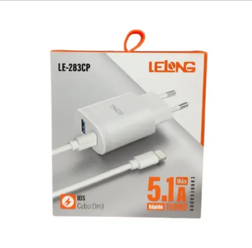 Carregador Rápido 5.1A Turbo (Honestidade e Qualidade Distribuidora JK Eletrônicos)