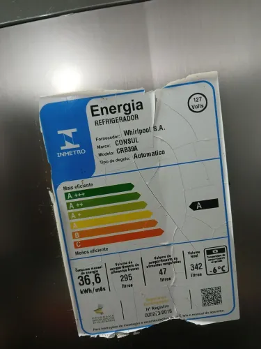 Geladeira CONSUL CRB39Ak