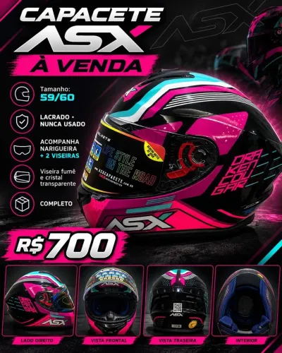 Capacete ASX