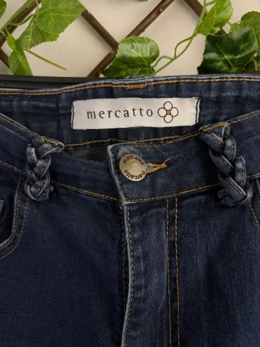 Short Jeans Feminino Mercatto Cintura Alta