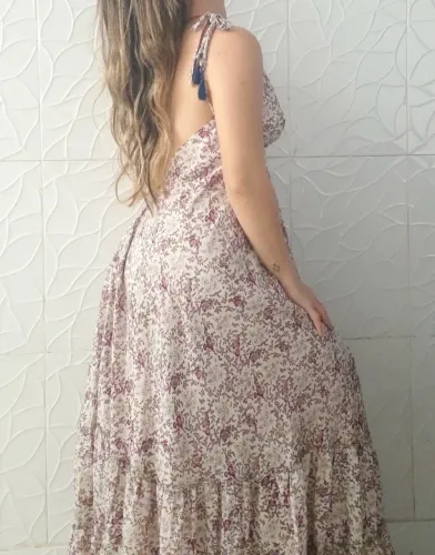 Vestido indiano forrado