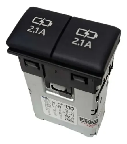 Tomada Traseira Usb Console Yaris 2018 2019 A 2024 Preto