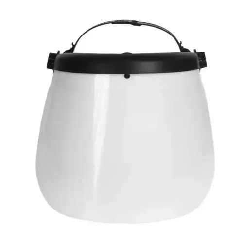 Protetor Facial Delta Valeplast Preto com Visor Incolor 