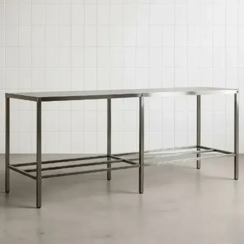 Mesa Paneleiro 190cm Inox Multifuncional