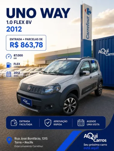 Fiat Uno WAY Celeb. 1.0 EVO Fire Flex 8V 5P 2012