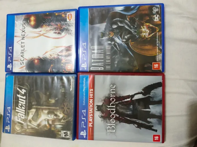 4 jogos de ps4 LOTE