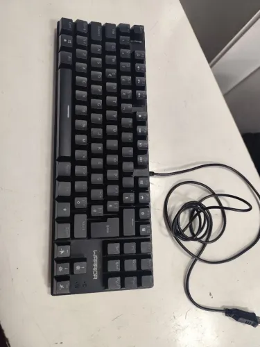 Teclado gamer Warriors swith azul