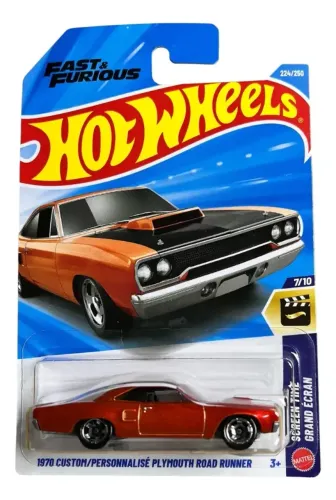 Hotwheels 1970 Custom Plymouth Road Runner - Velozes e Furiosos