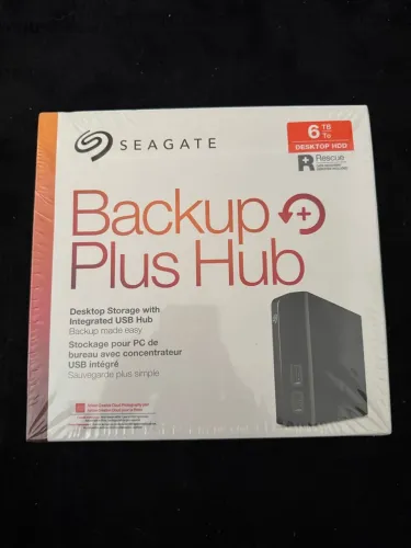 HD Externo Seagate Backup Plus Hub 6TB - Novo Lacrado