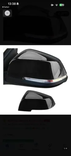 Capa Retrovisor Bmw Serie 3 E 1 X1 Ano 2013 3014 2015