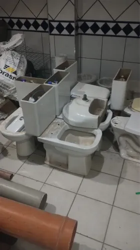 Vasos sanitários para doação