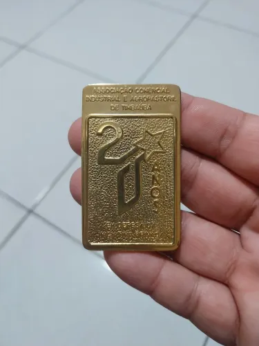 Medalha 25 anos de fundação da Assoc. Comercial, Industrial e Agropastoril de Timbaúba PE