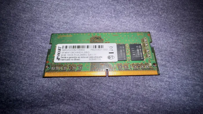 MEMÓRIA RAM 8gb DDR4 2666mhz P/ NOTEBOOK
