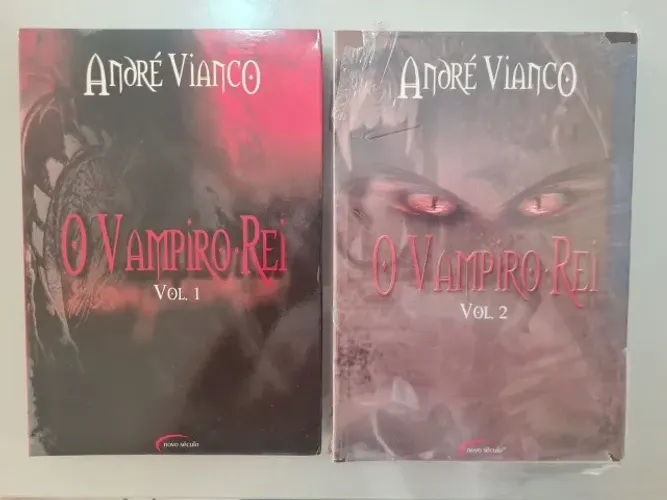Livros O Vampiro Rei Vol 1 e 2 - André Vianco