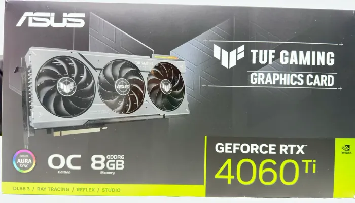 PLACA DE VÍDEO RTX 4060 Ti 8GB GDDR6 ASUS TUF Gaming OC Edition com DLSS 4